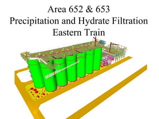 Area 652 & 653
Precipitation and Hydrate Filtration
Eastern Train
 