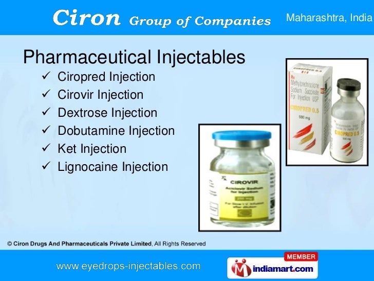 Pharmaceutical Syrups by Ciron Drugs And Pharmaceuticals Private Limi…