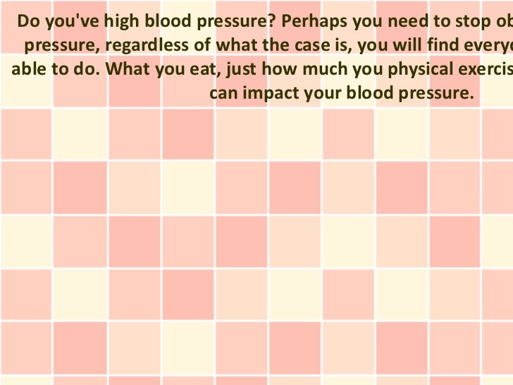 good blood pressure