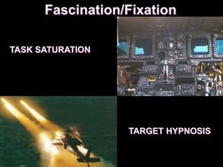 Fascination/Fixation
TARGET HYPNOSIS
TASK SATURATION
 
