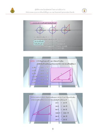 คู่มือสื่อการสอนวิชาคณิตศาสตร์ โดยความร่วมมือระหว่าง
สานักงานคณะกรรมการการศึกษาขั้นพื้นฐาน และ คณะวิทยาศาสตร์ จุฬาลงกรณ์มหาวิทยาลัย




                                          9
 