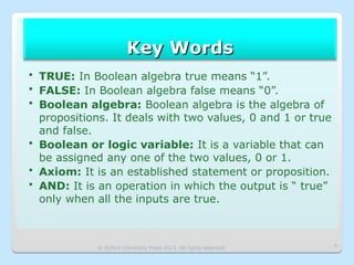 Comprehensive Guide to Boolean Algebra and Logic Gates in Computer ...