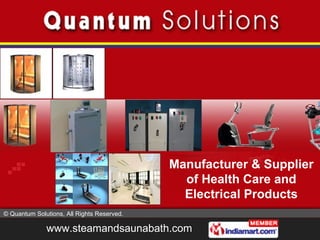 Manufacturer & Supplier of Health Care and Electrical Products 