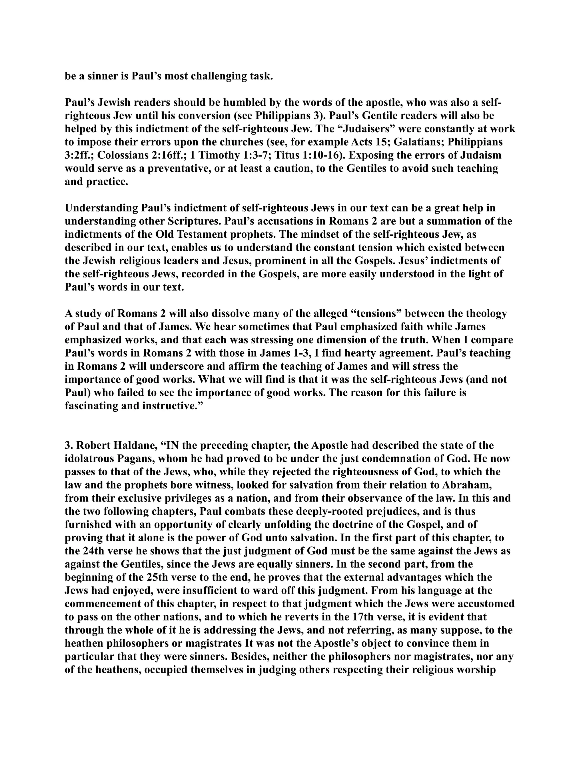 Romans 2 Commentary Romans 2 Commentary