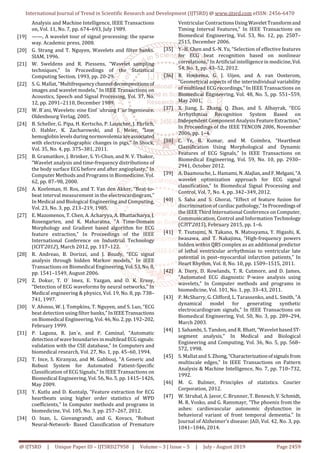 Applications of Wavelet Transform | PDF