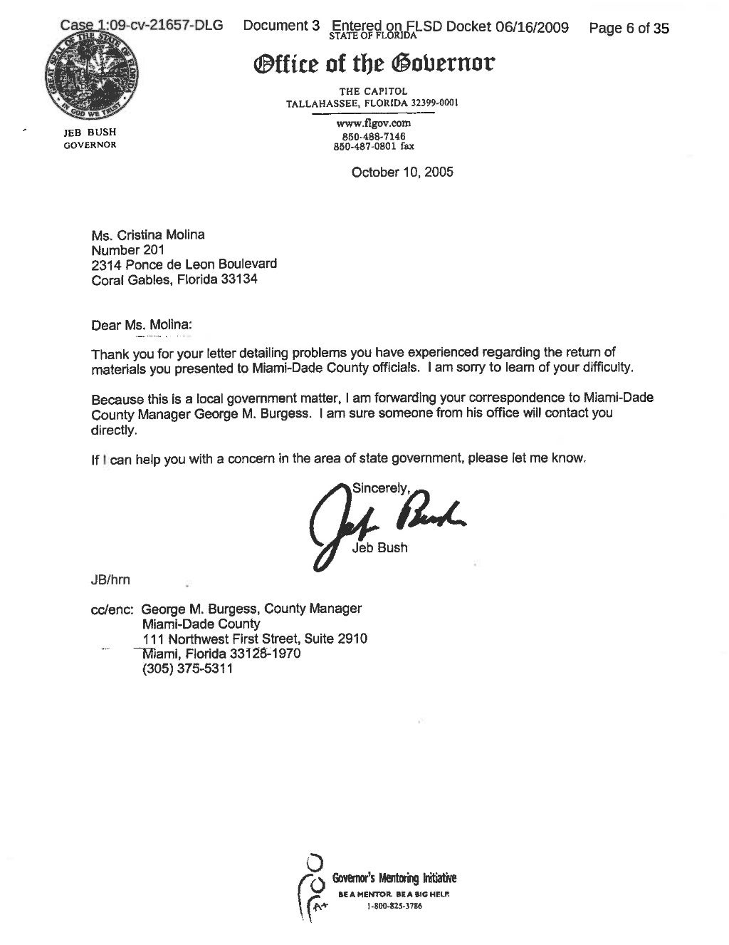 Letters of Commendation from President Machen of the University of Fl…