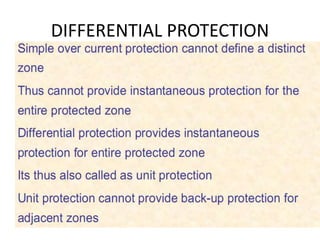 DIFFERENTIAL PROTECTION
 