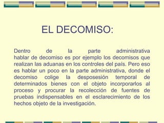 La incautación y el decomiso en la investigación | PDF