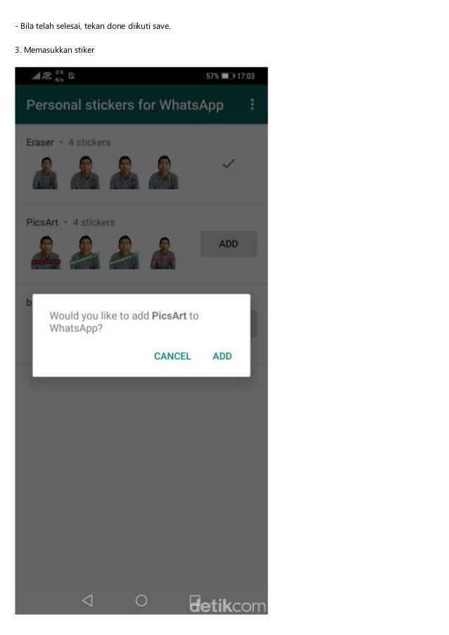 cara download stiker  wa  di iphone 