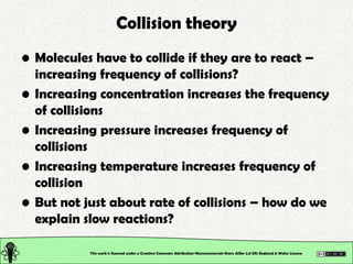 Chemical Reactions: Kinetics Slide 31
