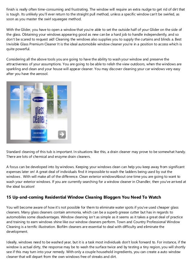 The Ultimate Cheat Sheet On Best Outdoor Window Cleaner