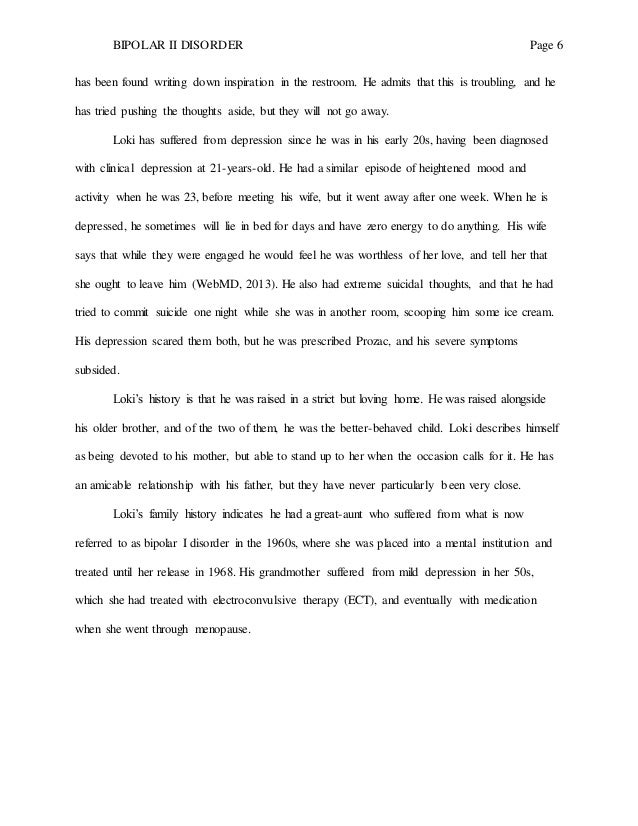 Bipolar case study susie picture