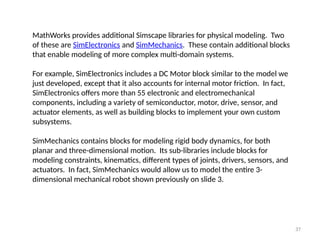 Semiconductor Mathworks Modeling and Control of Electromechanical Robot Arm Systems Using ...