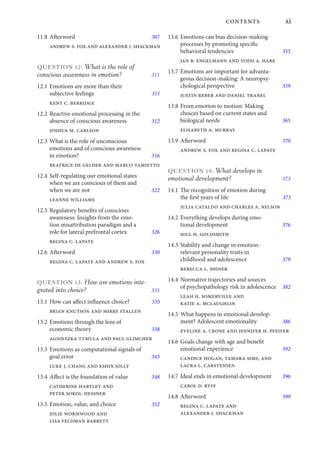 The Nature of Emotion: Fundamental Questions 2nd Edition Andrew S. Fox ...