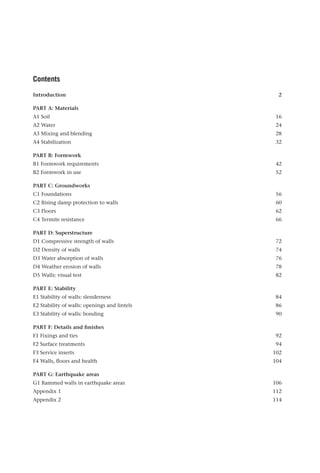 Codes Rammed Earth Rammed earth structures a code of practice 2nd ed. Edition Keable | PDF