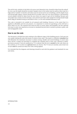 Codes Rammed Earth Rammed earth structures a code of practice 2nd ed. Edition Keable | PDF