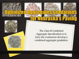 Nddot Aggregate Classification Chart.pdf NDOT's Concrete Pavement: Past, Present & Future | PPTX