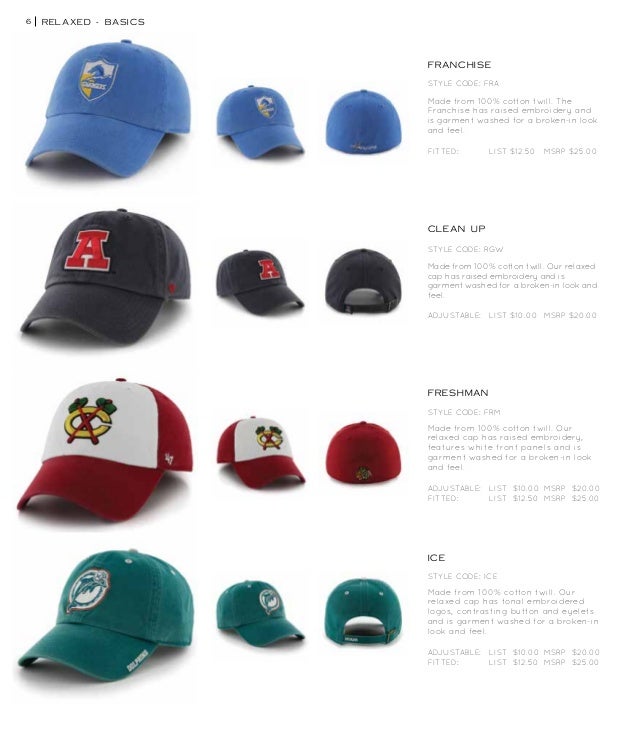 hat catalog