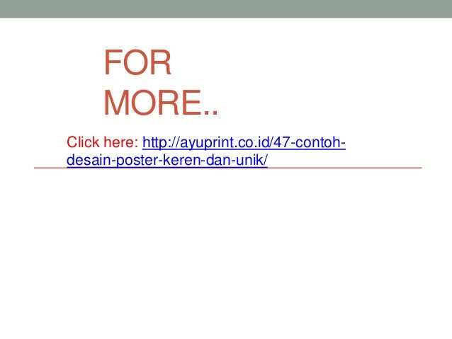 47 contoh desain poster keren dan unik