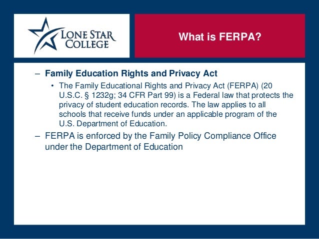 ferpa workshop lsc m oct 2016 ferpa letter of recommendation