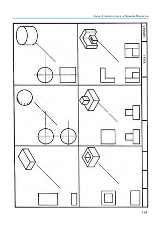 119
Unidad 4. Introducción a la Geomtría Descriptiva
 