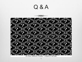 Q & A
18
 