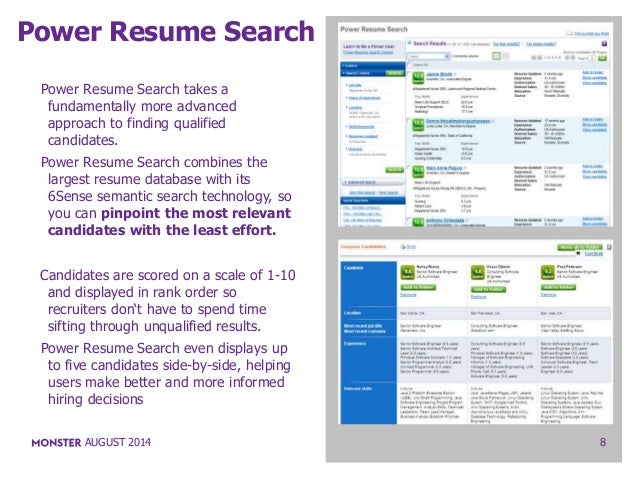 power resume search