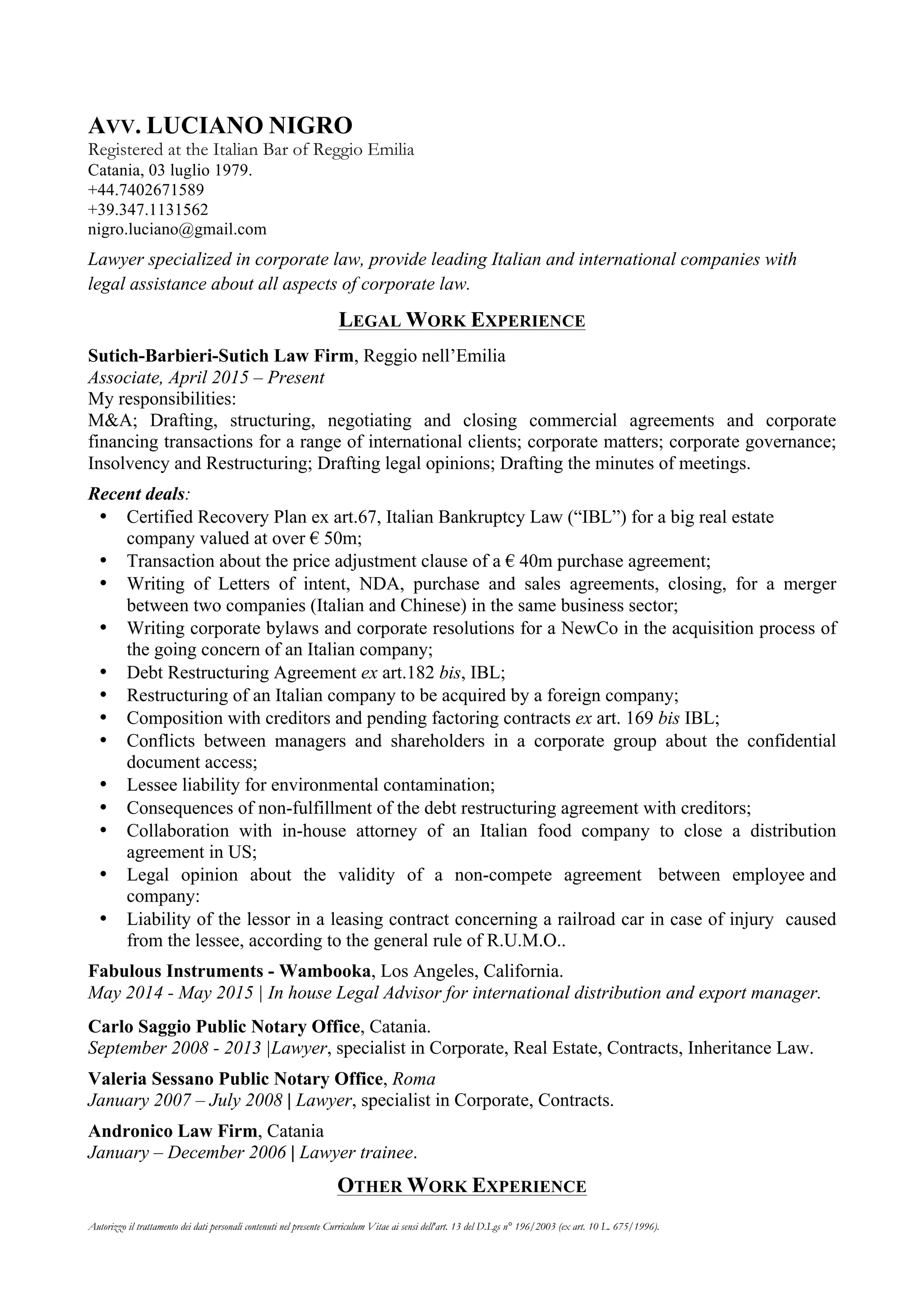 CV_LN_2016 | PDF