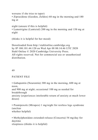 gabapentin for rls