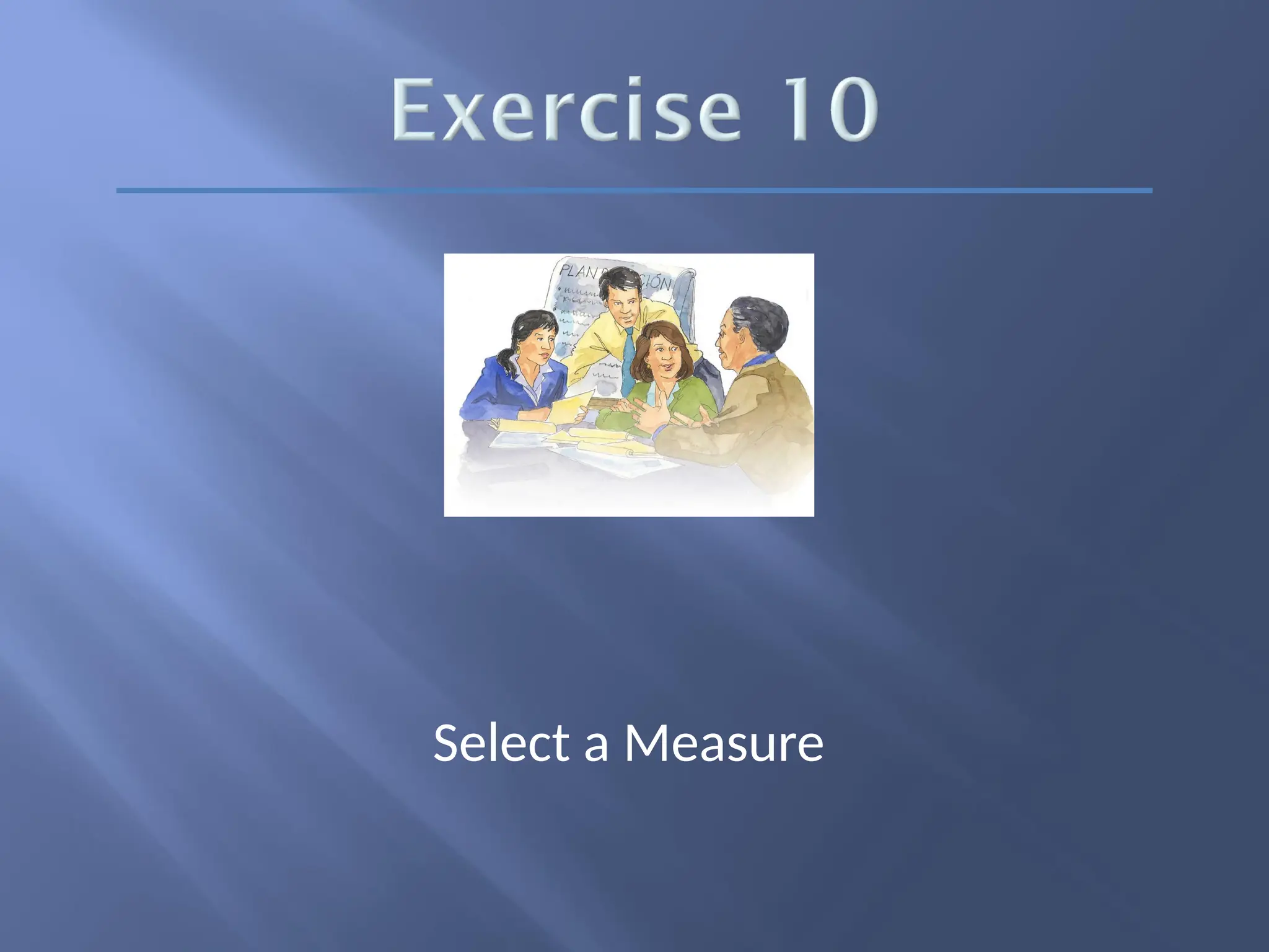 Select a Measure
 
