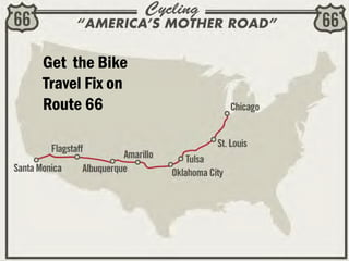 Get the Bike
Travel Fix on
Route 66
 