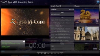 Tyso Vi-Core product demo video showing the streaming in TrueHD and DTS Master Audio. Quality without compromise.
