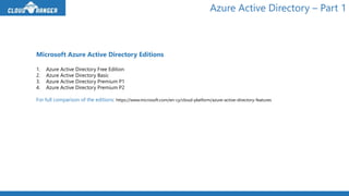 48. Azure Active Directory - Part 1 | PPTX