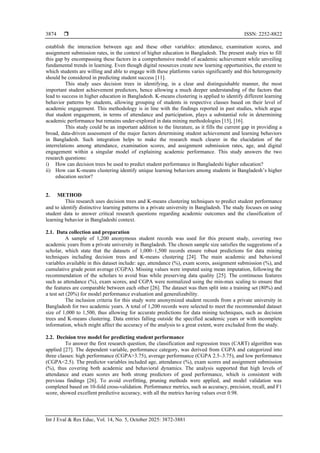 Predicting student performance and identifying learning behaviors using ...