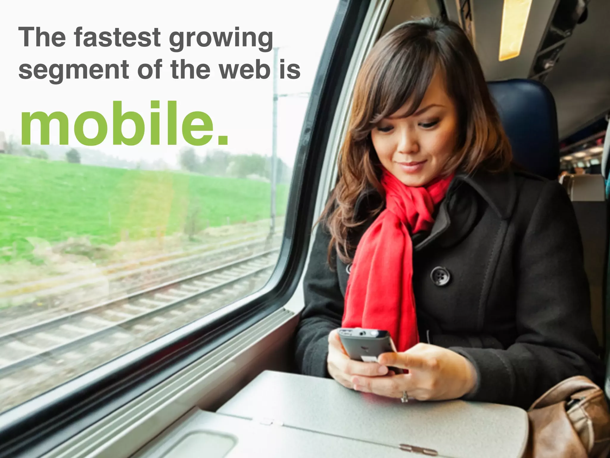 The fastest growing 
 segment of the web is 

 mobile.!



C A R PAT H I A . C O M   TH IN K P Y X L.C OM
 
