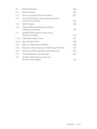 Comprehensive Guide to Structured Analytic Techniques for Intelligence ...