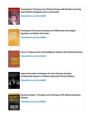 Comprehensive Guide to Structured Analytic Techniques for Intelligence ...