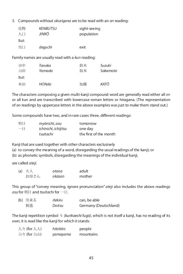 Japanese Kanji And Kana Japanese Kanji And Kana