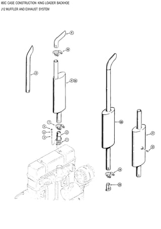 Better Case 480C Parts Manual - 480CK C Tractor Backhoe