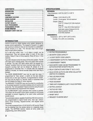 Camden 480k Instruction Manual Camden 480k Instruction Manual