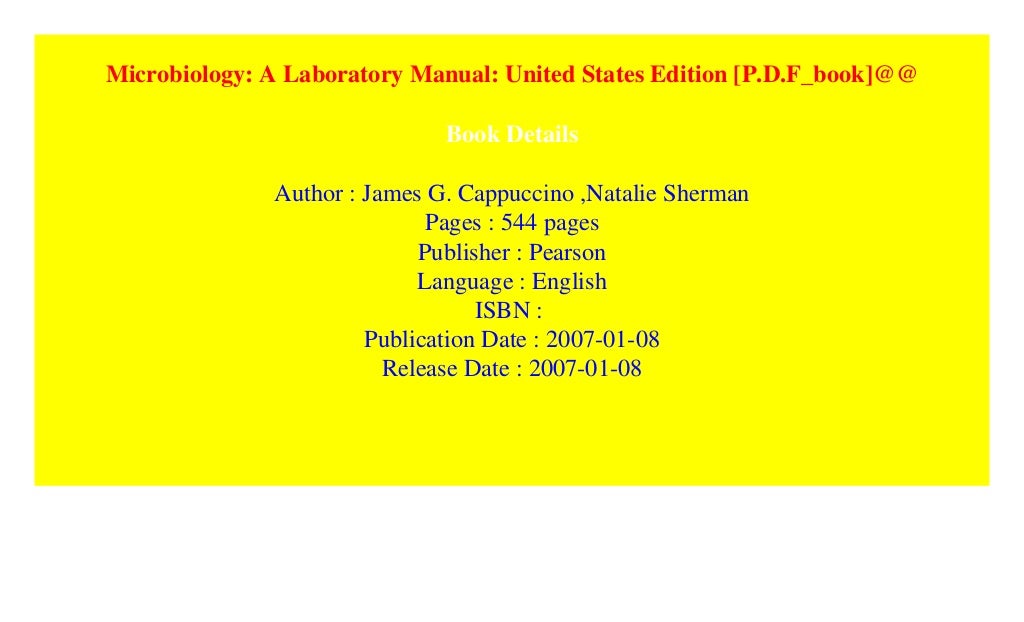 Microbiology: A Laboratory Manual: United States Edition [P.D.F_book…