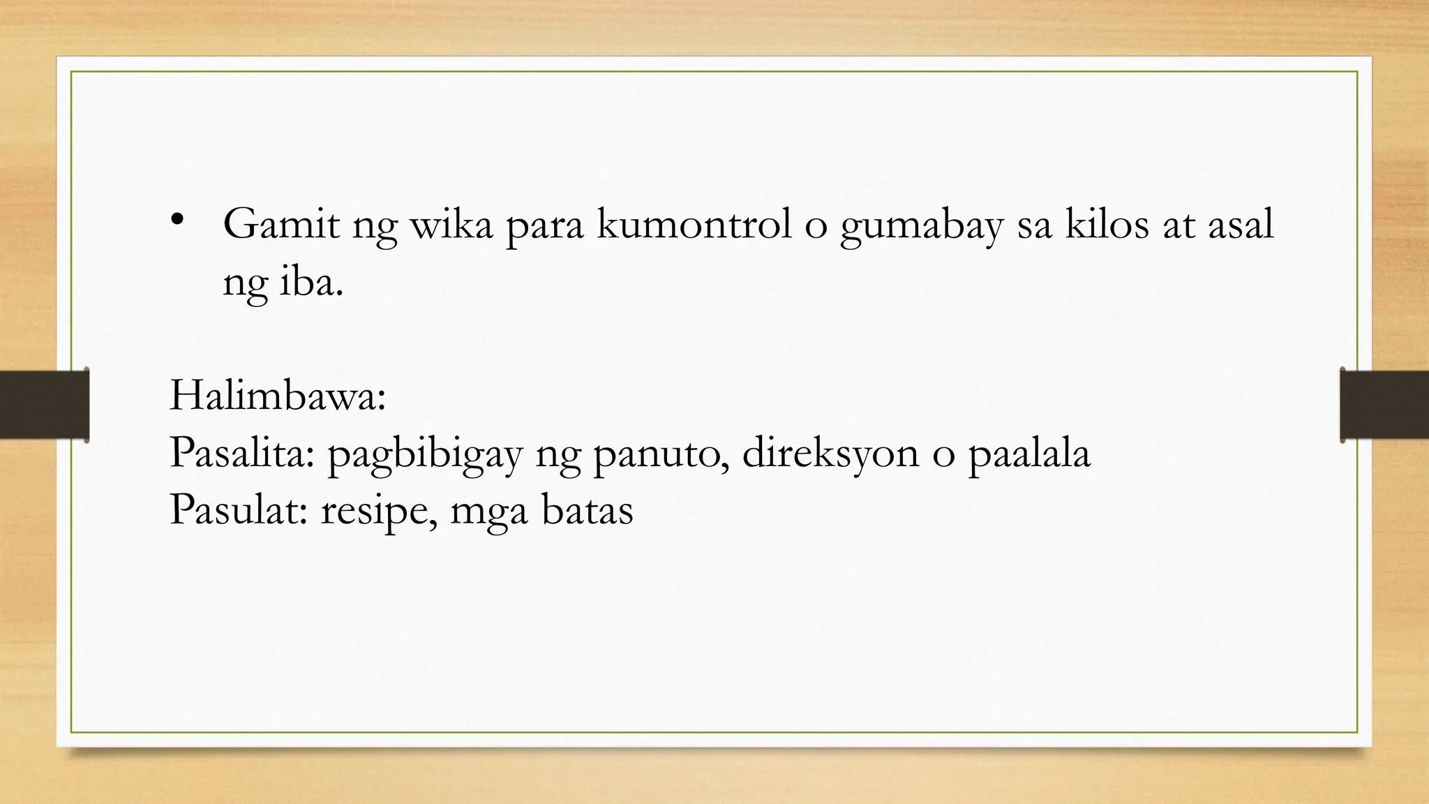 kahalagahan ng gamit ng wika sa lipunan pptx | PPT