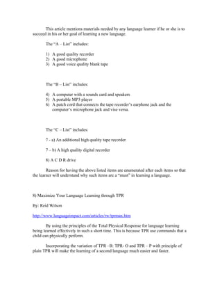 481 Assignment Articles