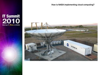How is NASA implementing cloud computing?
 