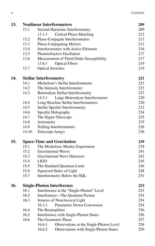 Optical interferometry 2nd Edition P. Hariharan | PDF
