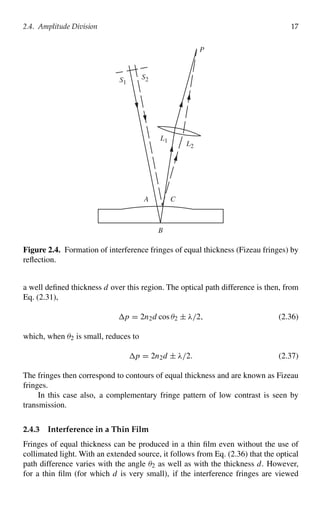 Optical interferometry 2nd Edition P. Hariharan | PDF