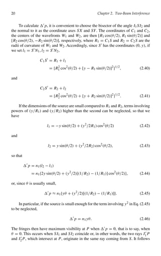 Optical interferometry 2nd Edition P. Hariharan | PDF