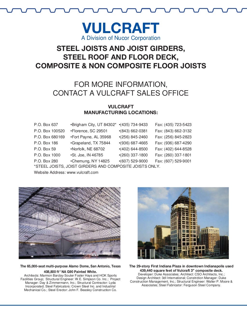 4830 vulcraft steel deck