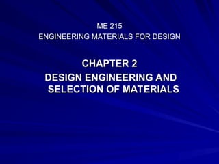Comprehensive Guide to Design Engineering and Material Selection in ...