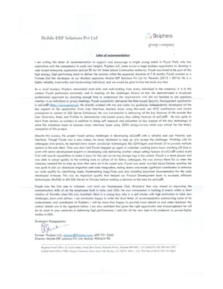 Piyush Patil Recommendation Letter Kumar